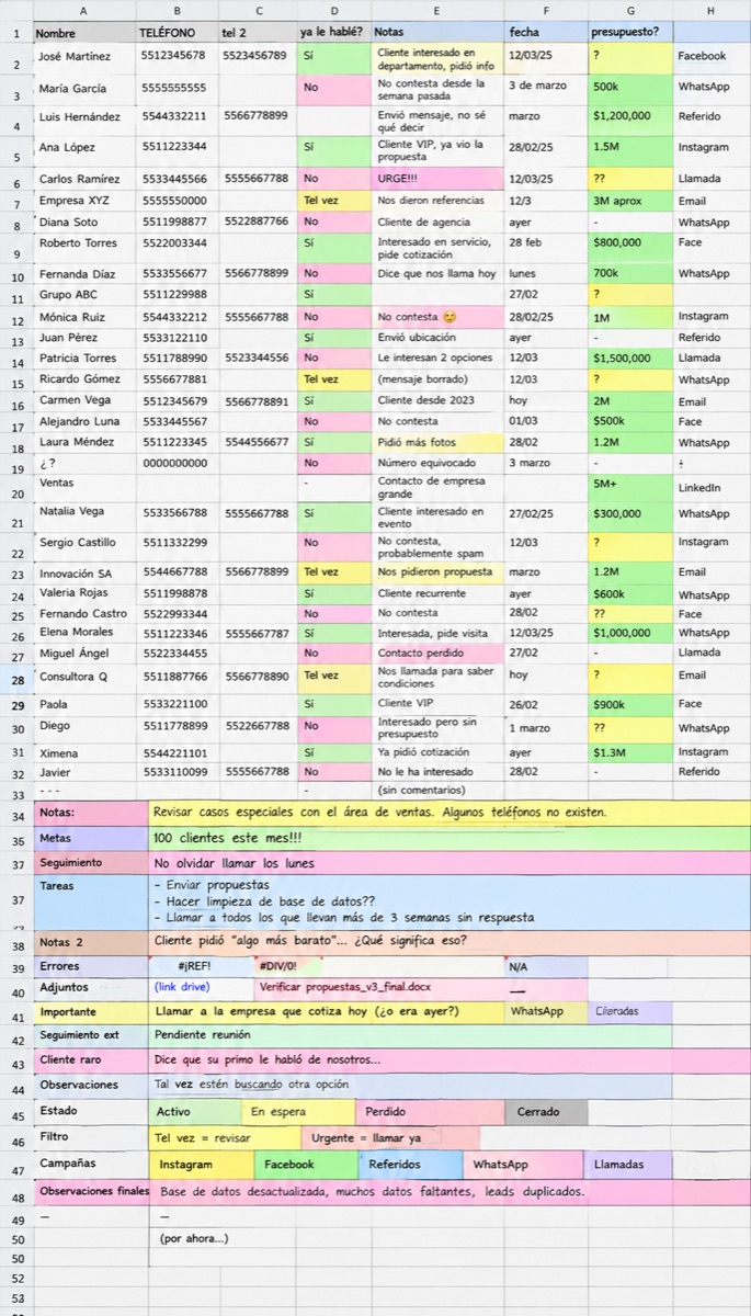 Alternativas gratuitas para organizar prospectos de WhatsApp